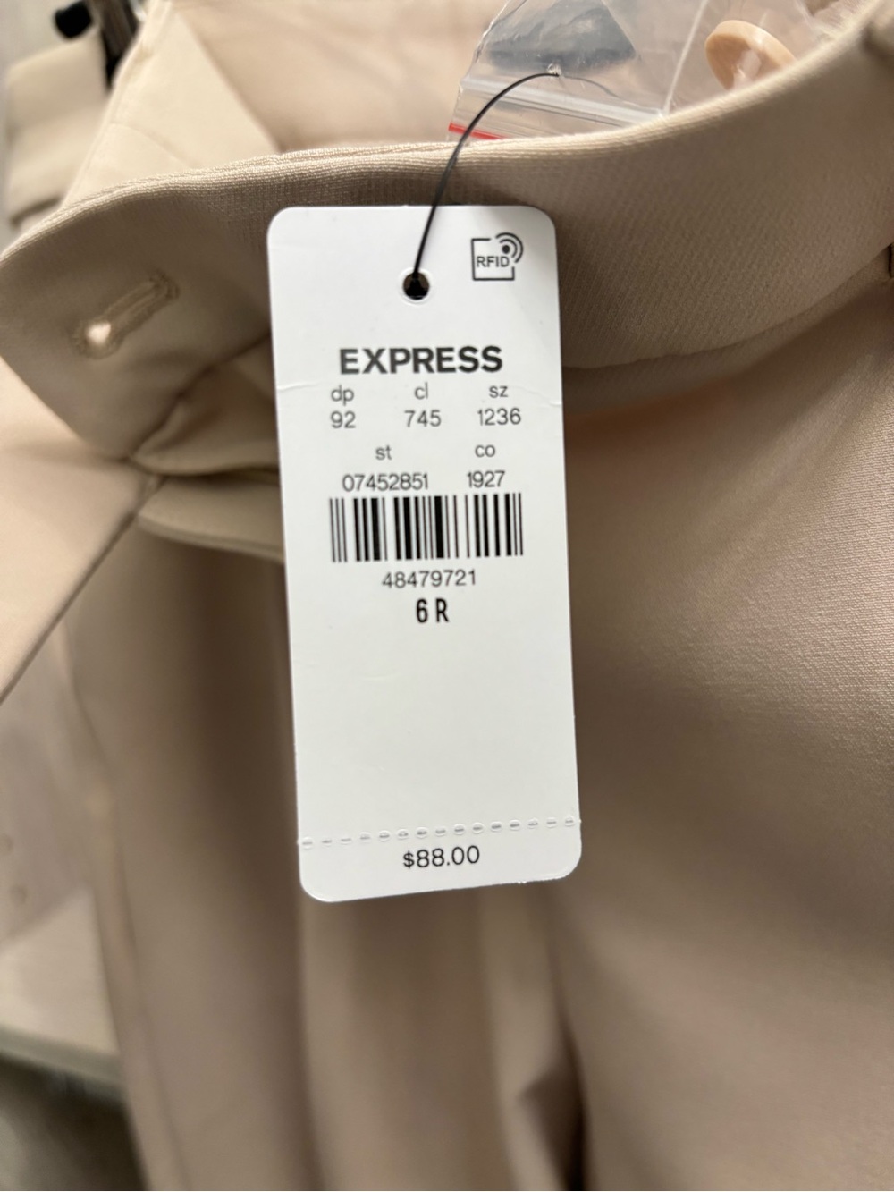 Express Editor Relaxed Ankle Trouser - Picture 5 of 5